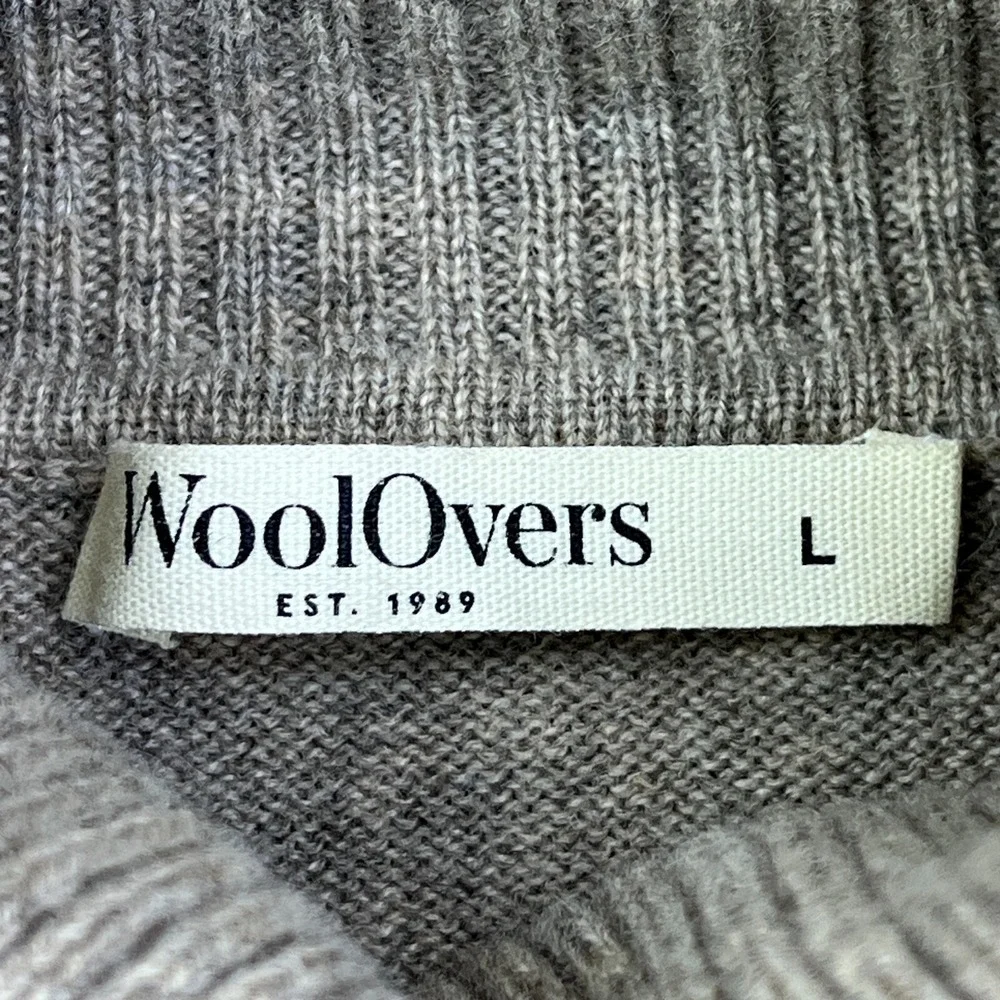 WoolOvers Turtleneck Sweater Womens Large Brown Cashmere/Wool‎ Polo Knit Jumper - Picture 2 of 9